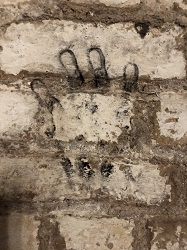 Handprint from Camden Fort Meagher