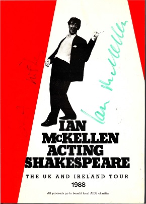 “Ian McKellen, in Acting Shakespeare, Hardiman Library Archives, NUI Galway”